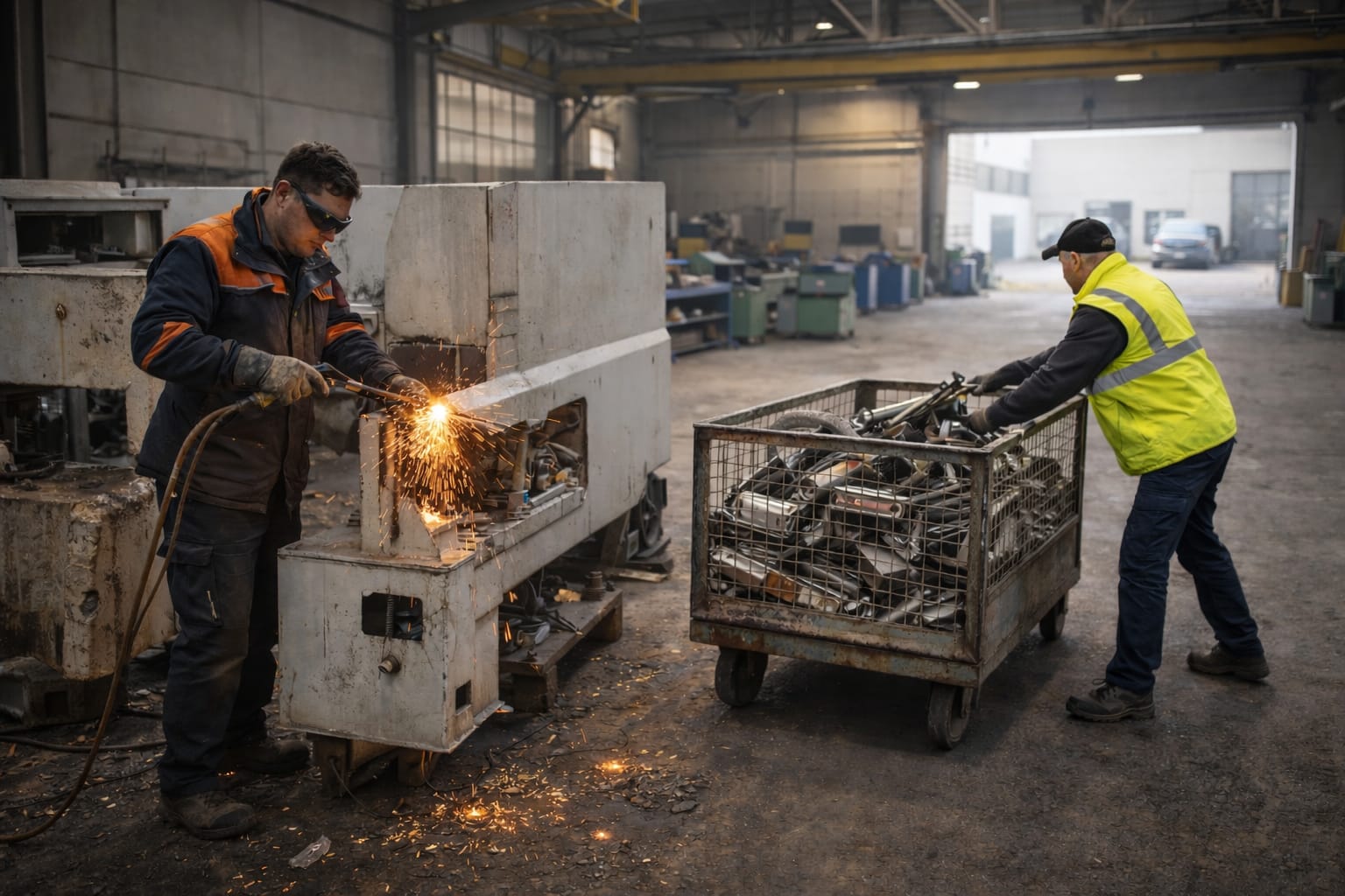 bergkamen-schrotthandel-demontage-maschinen- Schrotthandel